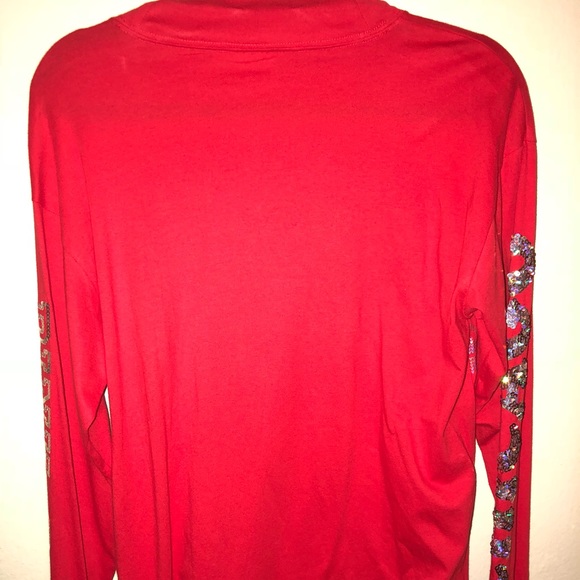 Pink VS bling 💎 long sleeve shirt - Picture 5 of 6